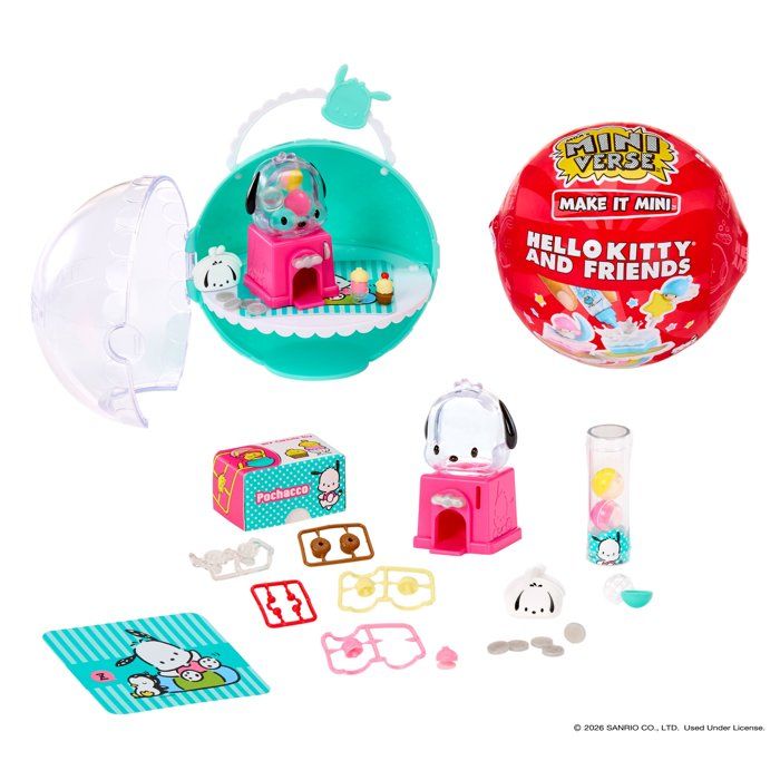 Miniverse 247746-EUC-MGAs - Make It Mini SANRIO Hello Kitty Series 4 in PDQ