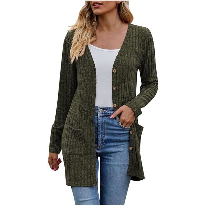 Poncho Femme LKOOLB Cardigan Châle Ouvert Sur Le Devant Pour Femme, Châle Confortable, Couverture En Tricot Surdimensionné, Cardigan D'extérieur, Café-1, Taille Unique Chale Laine