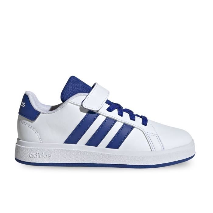 Adidas Chaussures pour Enfant - ADIDAS - Grand Court 2.0 El C - Blanc - Lacets - Plat