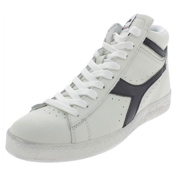 Chaussures de sport DIADORA GAME L HIGH WAXED - Homme - Blanc - Cuir - 39 EU