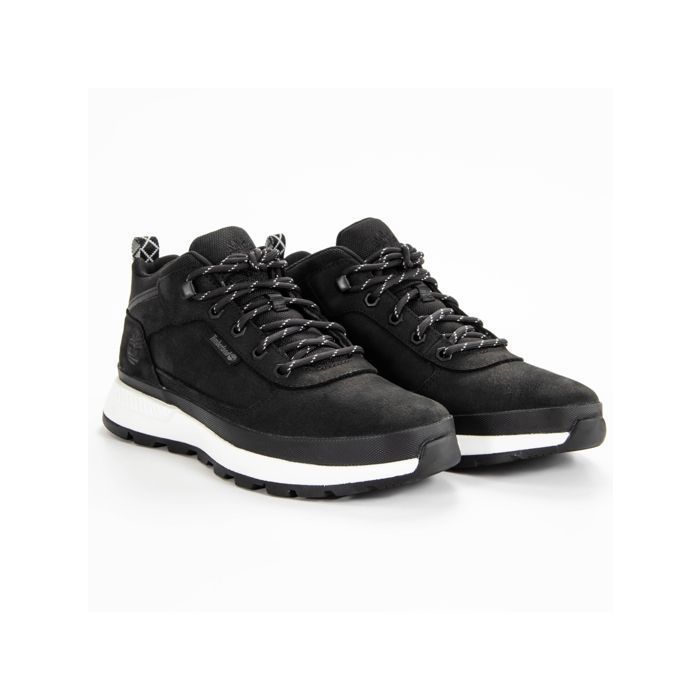 Basket Timberland Homme Field trekker low hiker Noir cuir