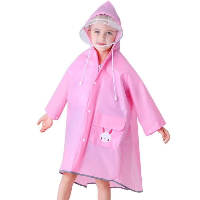 Generisch Manteau de pluie pour enfant fille garçon fille maternelle enfant école primaire enfant bébé poche bit poncho pluie vêtements enfants, Rose, 2.5-4 Jahre Generisch Manteau de pluie pour enfant fille garçon fille maternelle enfant école primaire enfant bébé poche bit poncho pluie vêtements enfants, Rose, 2.5-4 Jahre
