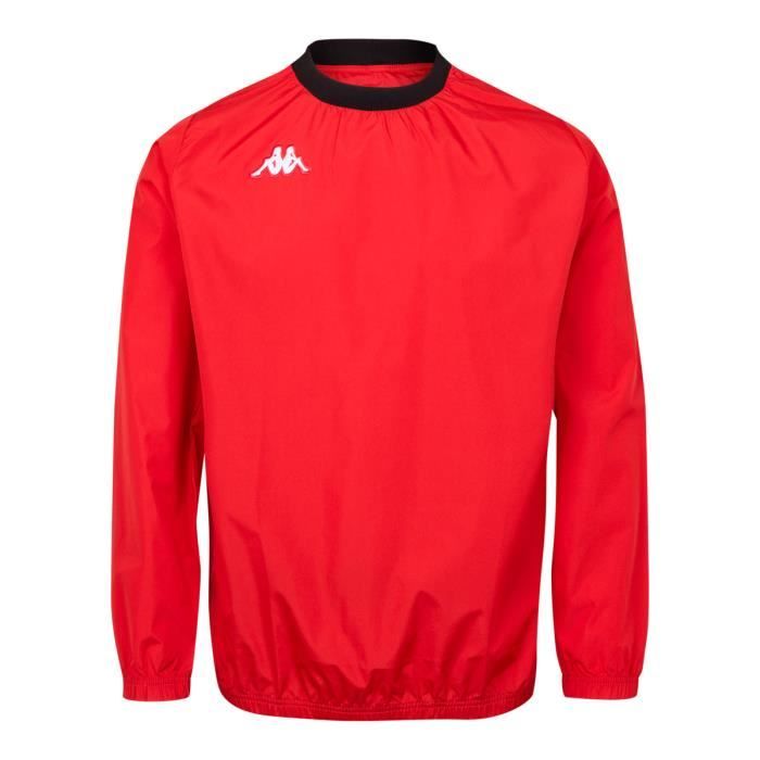 Veste dentraînement Kappa Gaggio Windbreaker rouge pour homme - Manches longues - Multisport