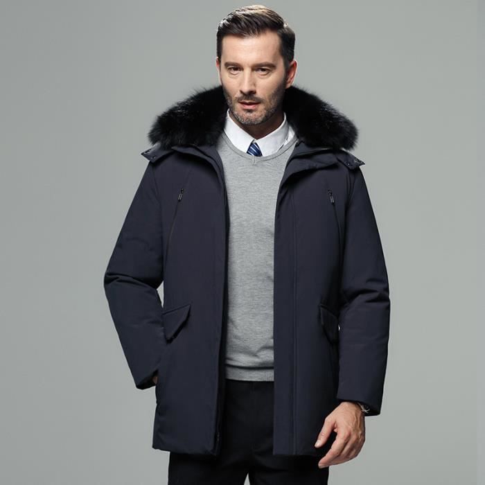Manteau d'hiver pour hommes en duvet thermique pour hommes le noir - Cdiscount Pr??t-?�-Porter