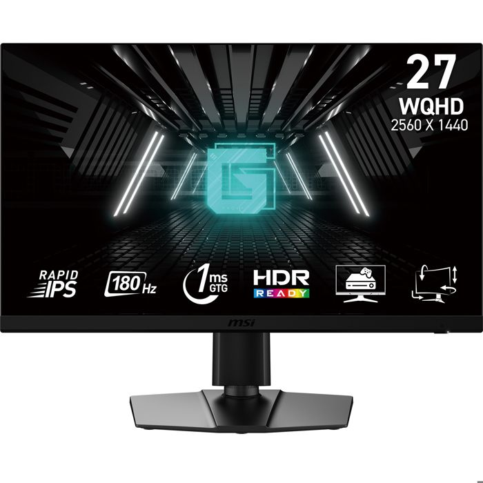 Écran PC Gaming 27 WQHD MSI G272QPF E2 – Dalle Rapid IPS 180Hz/1ms 125% sRGB Adaptive-Sync