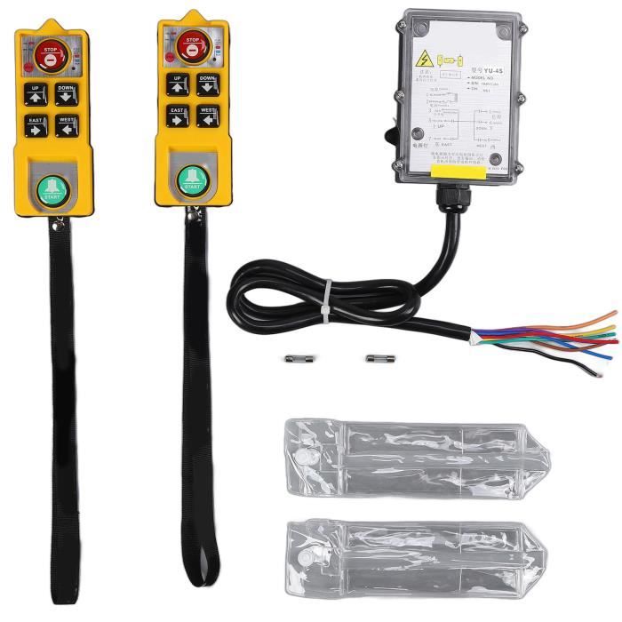 Télécommande Sans Fil Industrielle Grue 8 Boutons F21-E1B 220V - Émetteur Récepteur Radio