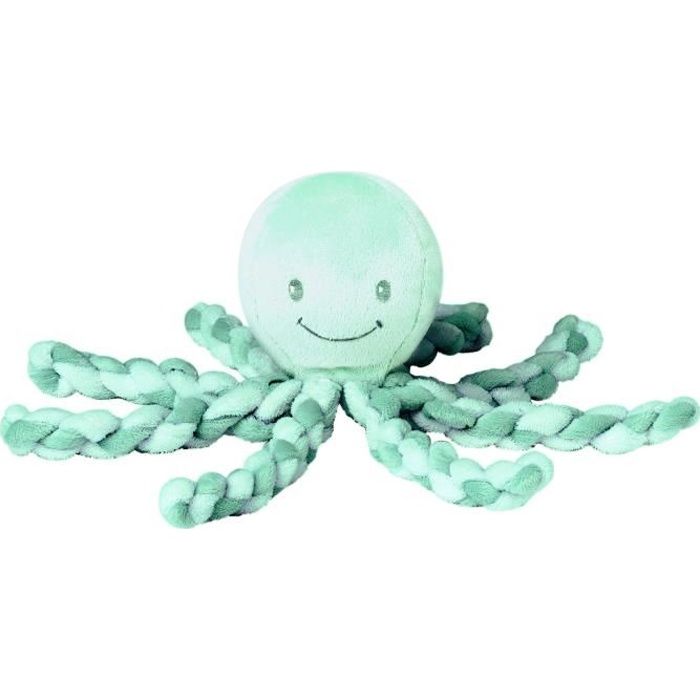 Nattou Lapidou Peluche Poulpe Vert Menthe Cdiscount Puericulture Eveil Bebe