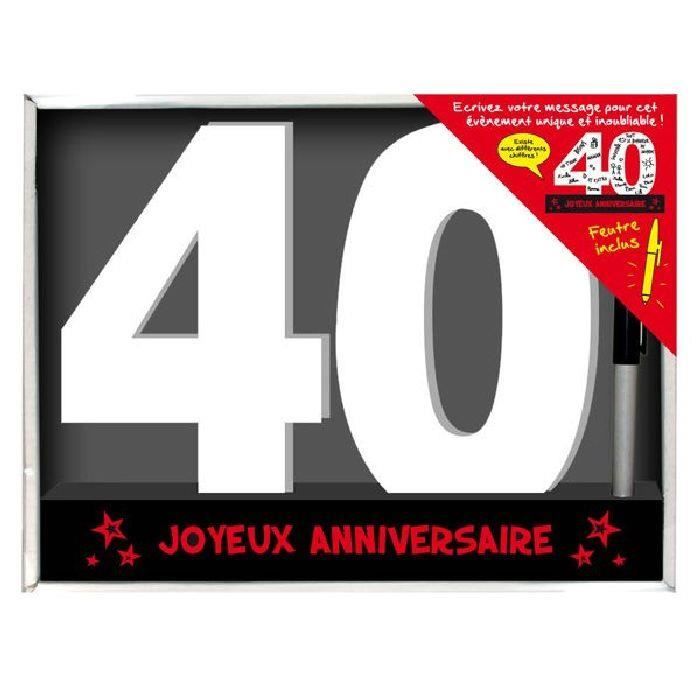 Dedicaces 3d Anniversaire 40 Ans 23 X 29 Cm Cdiscount Beaux Arts Et Loisirs Creatifs Dedicaces 3d Anniversaire 40 Ans 23 X 29 Cm Cdiscount Beaux Arts Et Loisirs Creatifs