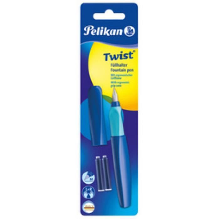 Pelikan 820219 Stylo-plume Twist P457M Bright Sunshine, carte blister