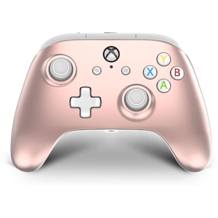 POWER A Xbox One Wired controller Rose gold Cdiscount