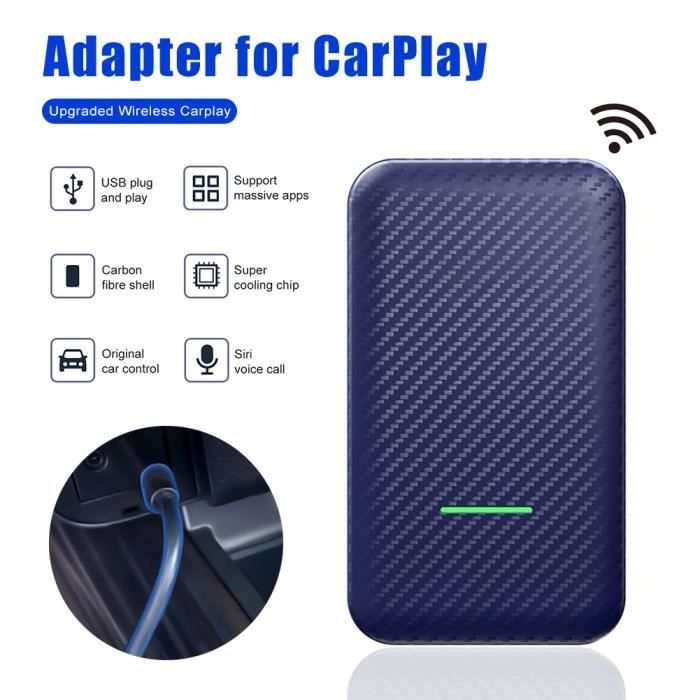 Carlinkit USB sans fil Apple CarPlay Dongle et Android Auto pour modifier  les Services de voiture Android, ✓ Meilleur prix au Maroc