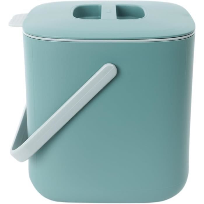 Petit bac à compost pour la cuisine, poubelle à déchets organiques 3L , cuisine