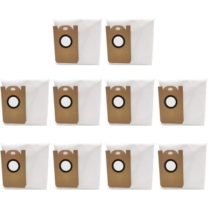 Lot De 10 Sacs à Poussière De Rechange Pour Aspirateur Robot Cleanova W11 - Tissu Non Tissé - Grande Capacité