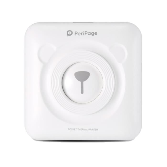 Imprimante Thermique Portable Bluetooth PeriPage - Blanc