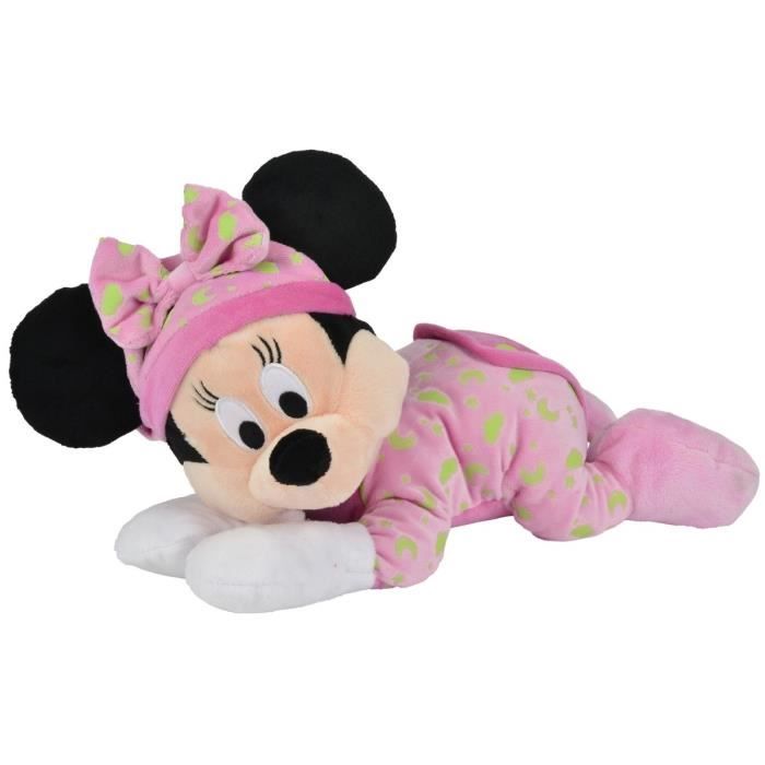 DISNEY Minnie Doudou 30 cm Fluorescent - Cdiscount Puériculture & Eveil bébé