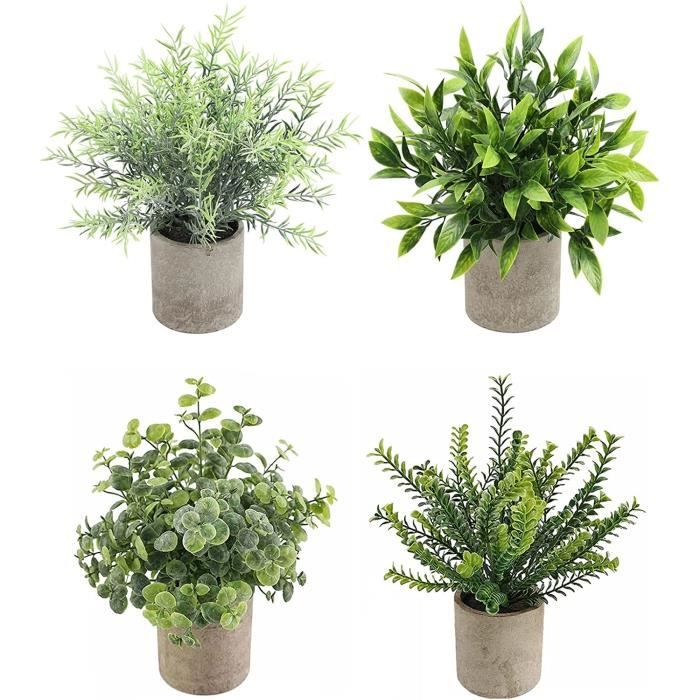 9 Mini Plantes Artificielles En Résine – Set De Cactus, Fleurs Et Feuilles – Décoration Maison De Poupée, Bureau, Jardin De Fées