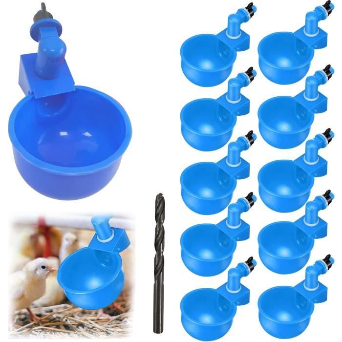 Abreuvoir Poule Avec Réservoir 6L Et Boite à œufs Abreuvoir Pour Poules