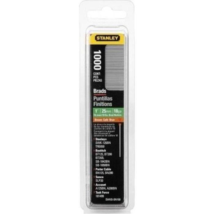 Stanley Clous 12mm Type J 1000 Pieces - vue 2