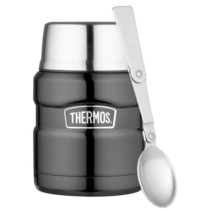THERMOS Récipient Alimentaire Isotherme Stainless King, 0,47 l, Acier