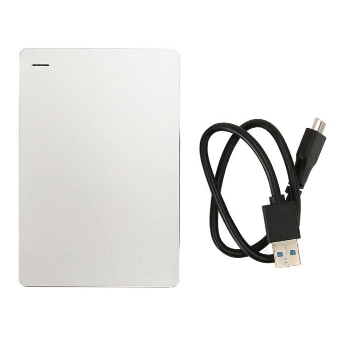 Disque Dur Externe 2To USB 3.1 - Portable, étanche Et Anti-choc Pour PC, TV, Ordinateur Portable | Stockage Supplémentaire Plug-and-play