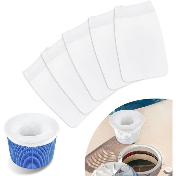 30 Pièce Chaussette Skimmer Piscine,Chaussettes Skimmer Reutilisable Pour Panier Skimmer Maille Ultra Fine Nylon Elastiqu Pool Skimmer Socks Pour Peu 96616649