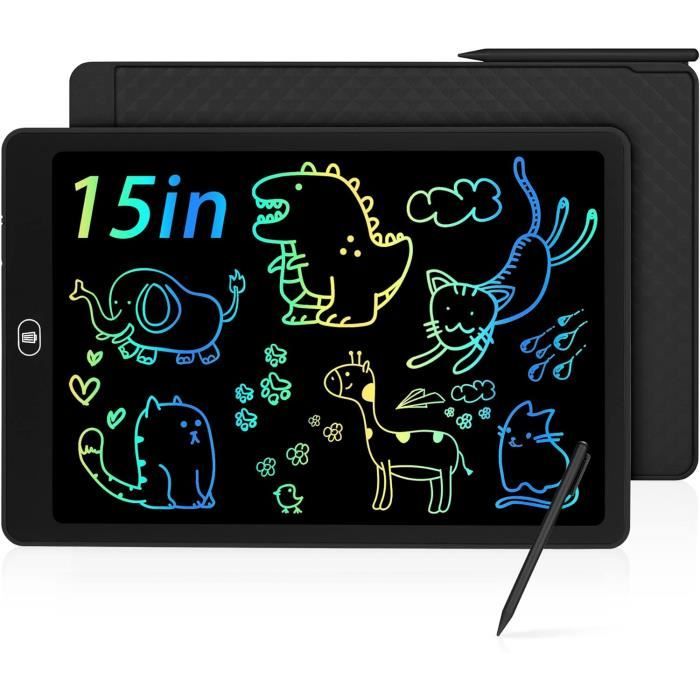 Tablette D'Écriture Lcd Coloré 15 Pouces Pour Enfants Et Adultes