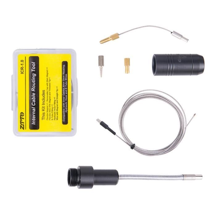 U/N Outil de routage de câble interne pour vélo, tube de cadre de vélo, dérailleur de fil hydraulique SWTXO MTB Installer un vélo Aimant Kit d' outils de réparation