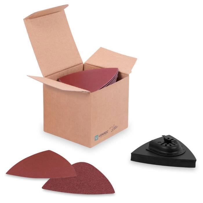 WOLFCRAFT 10 Patins Auto-agrippants - 80 X 185 Mm - Pour Peinture