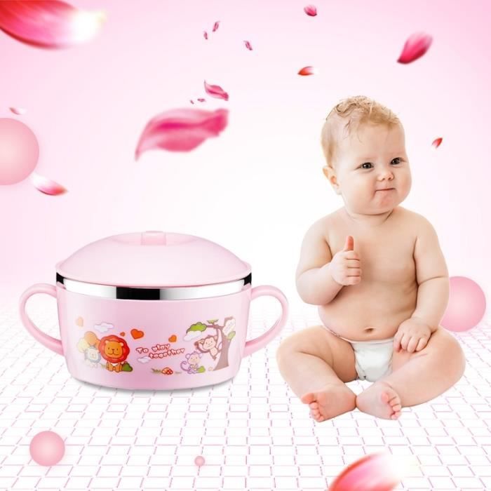 Vaisselle Pour Bebe Rose Enfant Bol De Style De Dessin Anime Isole Thermique En Acier Inoxydable De 225 Ml Avec Couvercle Et Cdiscount Puericulture Eveil Bebe Vaisselle Pour Bebe Rose Enfant Bol De Style De Dessin Anime Isole Thermique En Acier Inoxydable De 225 Ml Avec Couvercle Et Cdiscount Puericulture Eveil Bebe
