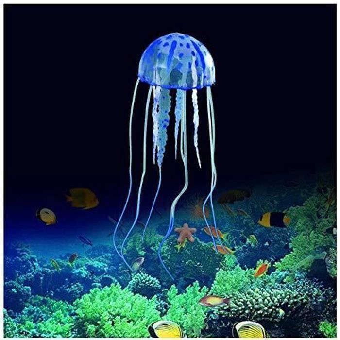Comparer les prix de Décoration de Méduse pour Réservoir de Poisson, Convenable aux divers Réservoirs pour Poisson/Aquariums (Bleu)