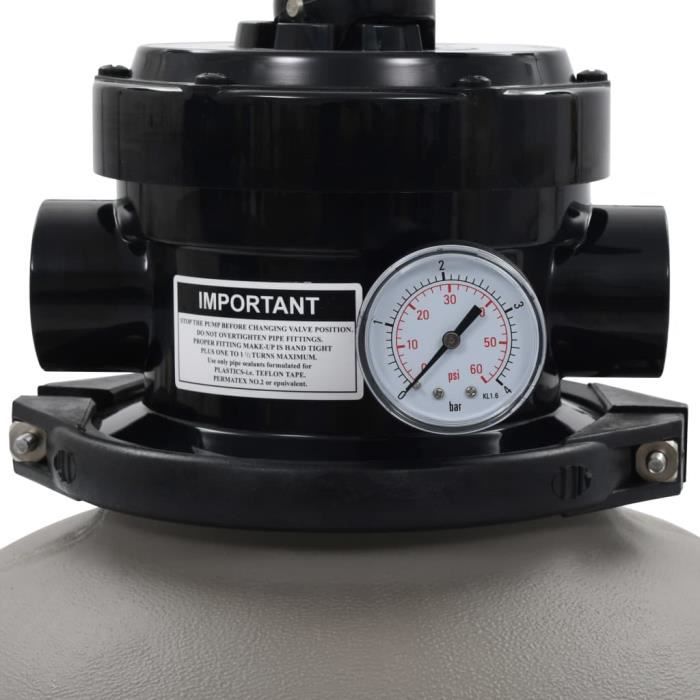 Manomètre Pour Filtre à Sable Piscine - Jauge Pression Acier Inoxydable - Remplacement Précis, Détection Fuites - 4