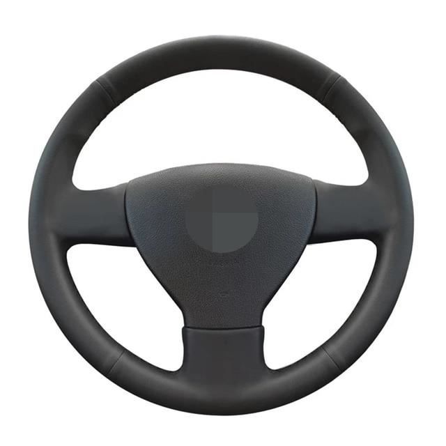 Housse De Volant Antidérapante En Microfibre Cuir Pour Seat - 38cm - Rouge