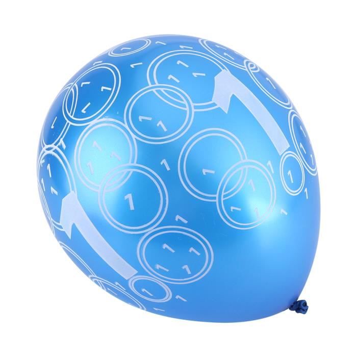 Ballons Anniversaire Imprimer Decoration Props Tournage Bleu 02 Cdiscount Jeux Jouets