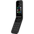 Nokia 2720 Noir - Téléphone à clapet 4G Dual SIM - Snapdragon 205 Dual-Core 1.1 GHz - RAM 512 Mo - Ecran 2.8" 240 x 240 - 4 Go --1