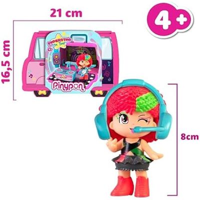 Lot Pinypon Fanosa – Mini Poupées Avec Véhicule Et Accessoires Anciens