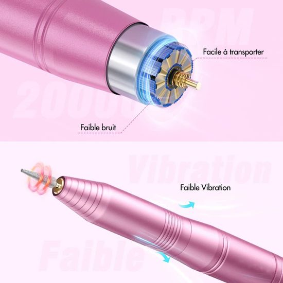 Ponceuse à Ongles électrique Rechargeable Sans Fil - Marque Greenpower - Multifonction - Puissance <2W - Neuf