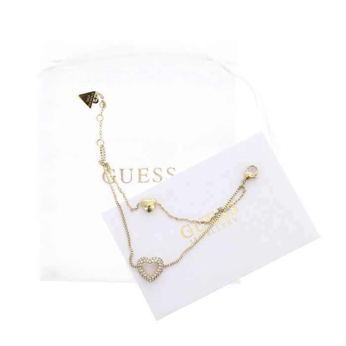 Bracelet Femme Guess AMAZING BLOSSOM acier doré avec oxydes de zirconium