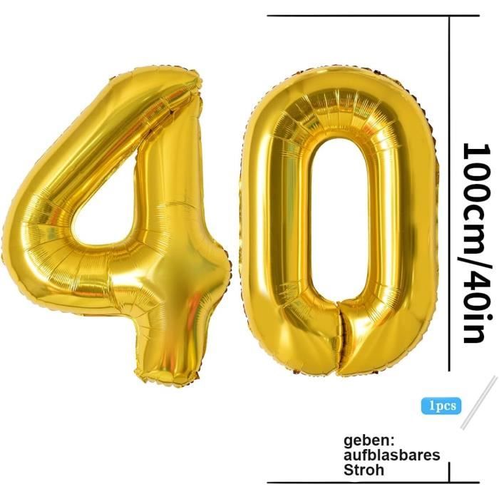 Ballon Chiffre 5 Géant Pixelisé Vert - 100 Cm, Gonflage Hélium Ou Air - Décoration Anniversaire Thème Jeu Vidéo - Pour Enfants Et Adultes