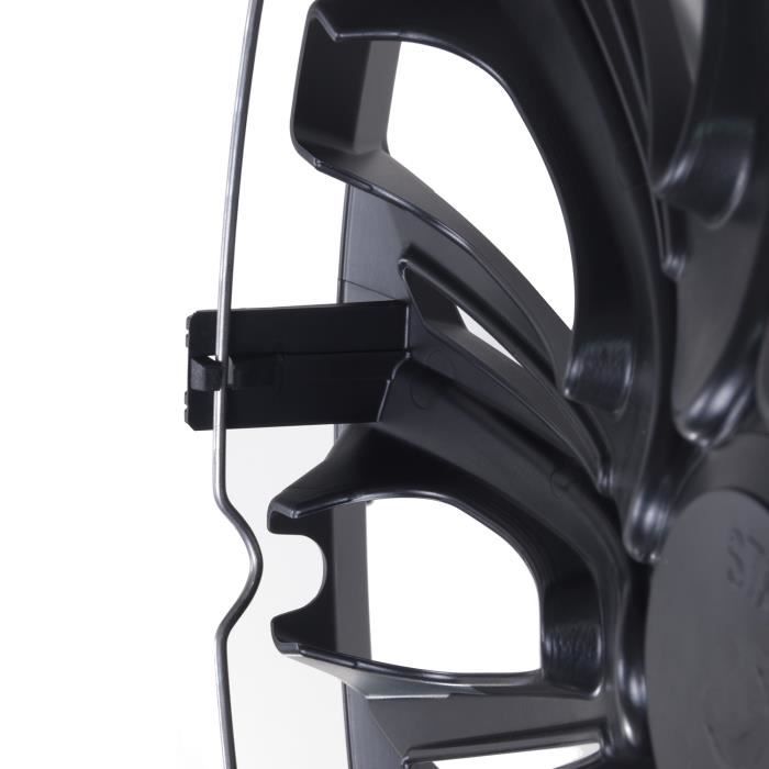 AutoStyle Enjoliveurs Grip Pro 16 pouces ABS noir lot de 4 - Cdiscount Auto
