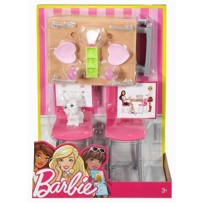 Accessoires : Table de Cuisine : Barbie aille Unique Coloris Unique -  Cdiscount Maison