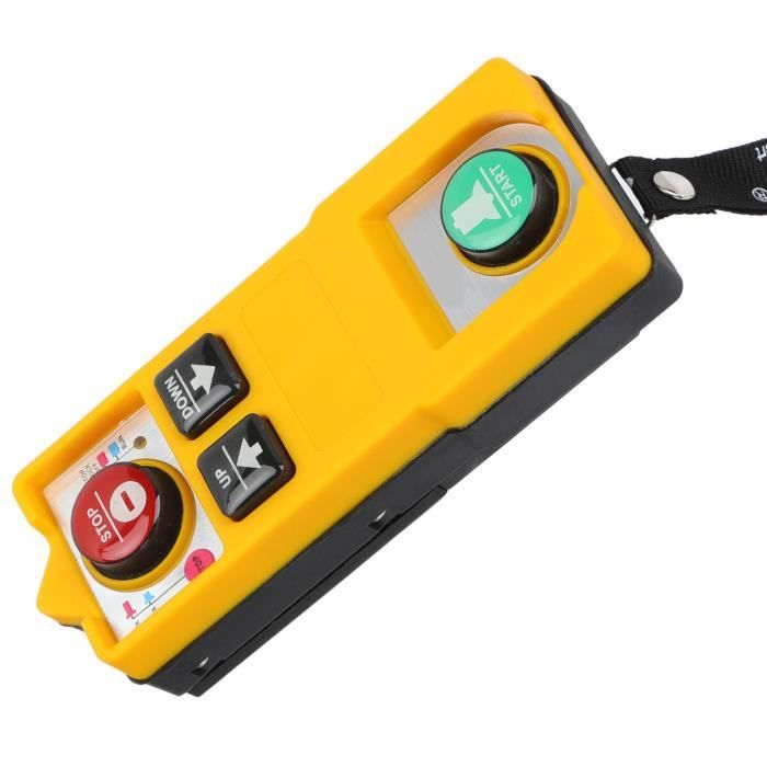 Interrupteur à Bouton-poussoir de Grue de Levage, Station de Commande Suspendue de Grue étanche à la Pluie, Commande de Commutateur à Bouton-poussoir de Conduite (Condensateur