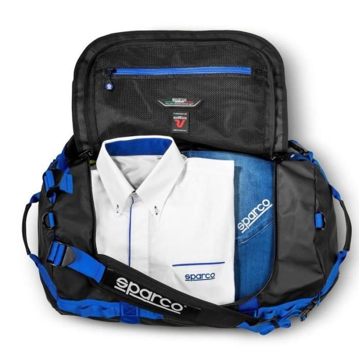 Sac de sport Sparco DAKAR-S Bleu/Noir 60 L Polyester
