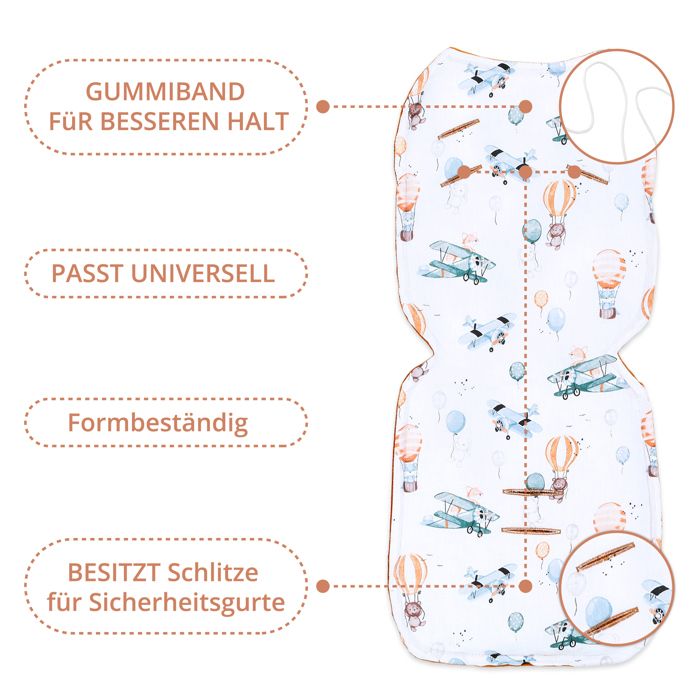Coussin Soutien Bébé - Universel - Chauffant et Rafraîchissant - Blanc Coussin Soutien Bébé - Universel - Chauffant et Rafraîchissant - Blanc