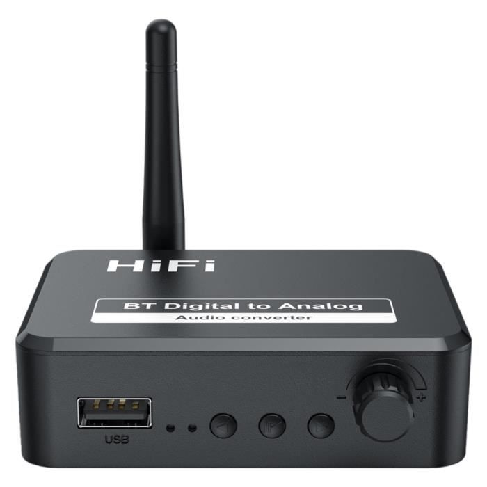 Transmetteur Recepteur Bluetooth 5.3, Adaptateur Bluetooth HiFi avec aptX  HD-aptX-LL, Double Connexion-Jack 3,5 mm, [7] - Cdiscount TV Son Photo