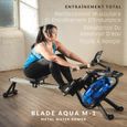 Bluefin Fitness Blade Aqua M-1 Rameur à eau l | Expérience d'aviron réaliste | Technologie hydroélectrique-2