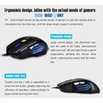 TD® Souris ordinateur Optique Filaire Gamer LED Jeu 7 Boutons Professionnel Gaming Mouse USB Haute Précision Réglable + cadeau-2