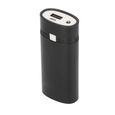 FHE- Chargeur de batterie Power Bank Shell 2x18650 DIY Power Bank Box, 18650 USB Power Bank Portable Fiable Sr gps detachee Noir-2