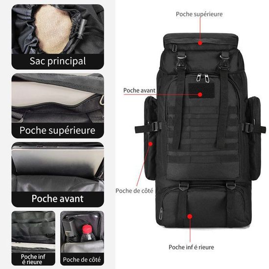 Sac à dos de randonnée enfant MH500 40 Litres Bleu Quechua | Decathlon