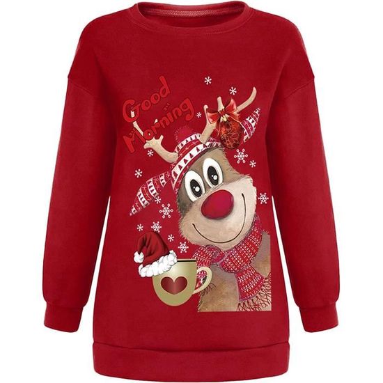 Pull Femme Vintage Imprimé Floral Bohème Pullover Tricoté Élégant Col