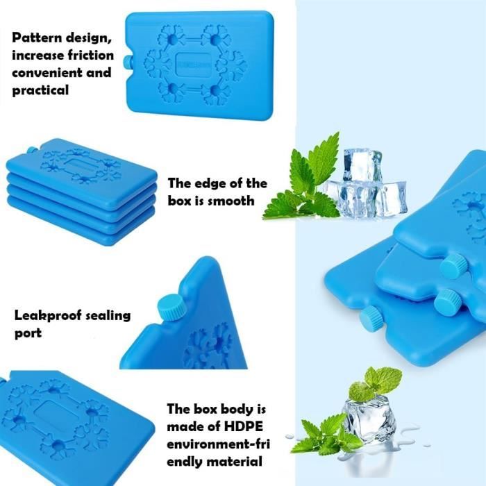 Packs De Congélation, Packs De Glace Pour Glacière, Glacière